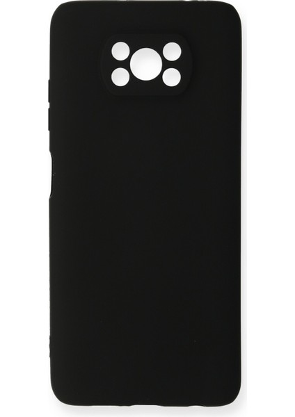Xiaomi Pocophone X3 Yumuşak Silikon Kılıf - Siyah
