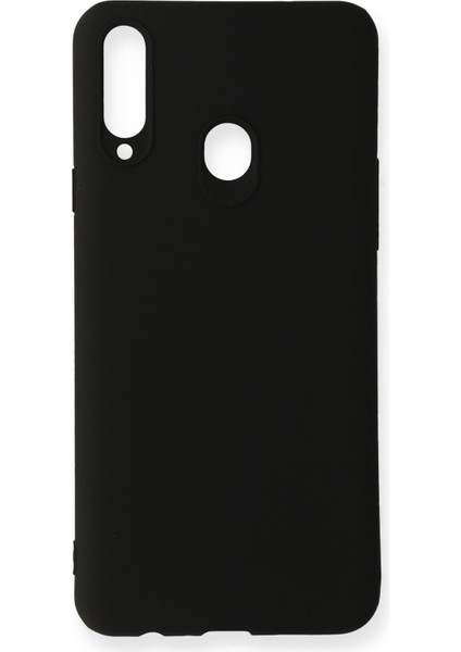 Samsung Galaxy A20S Yumuşak Silikon Kılıf - Siyah