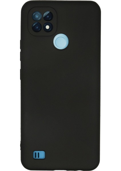 Realme C21 Yumuşak Silikon Kılıf - Siyah