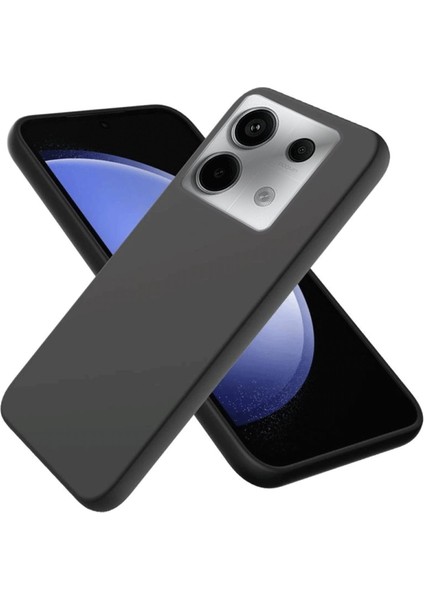 Xiaomi Poco X6 Yumuşak Silikon Kılıf - Siyah