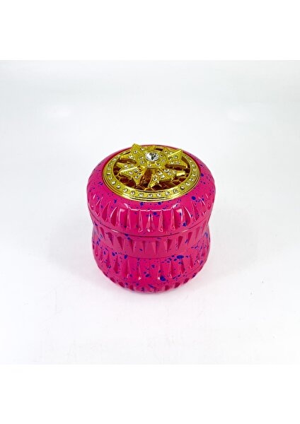 Goldcross Mıknatıslı Bitki-Baharat Öğütücü/grinder Metal 65MM - Pembe/mavi