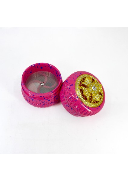 Goldcross Mıknatıslı Bitki-Baharat Öğütücü/grinder Metal 65MM - Pembe/mavi