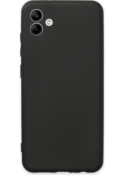 Samsung Galaxy A04E Yumuşak Silikon Kılıf - Siyah