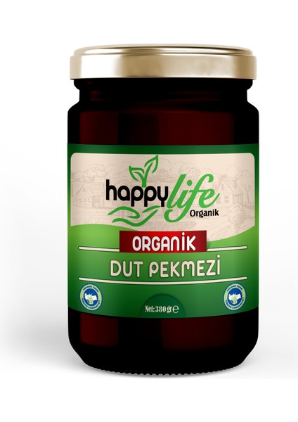 Happy Life Organik Dut Pekmezi 380GR