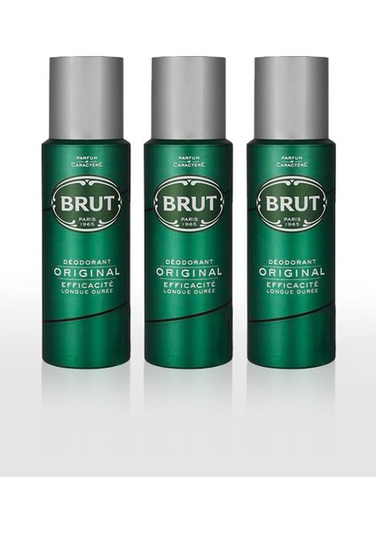 Original Erkek Deodorant 200 ml X3 Adet