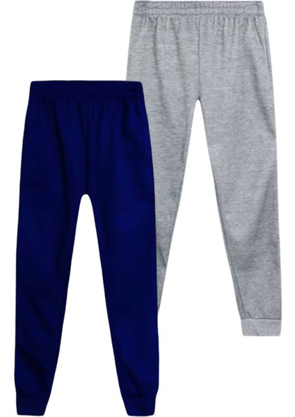 Çocuk Beli Lastikli Jogger Eşofman Altı 2'li Set
