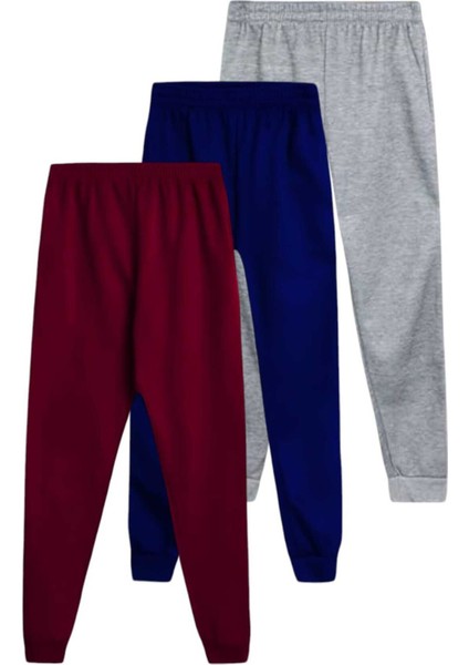 Çocuk Beli Lastikli Jogger Eşofman Altı 3'lü Set fiyatları