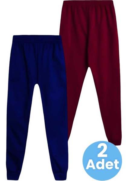 Çocuk Beli Lastikli Jogger Eşofman Altı 2'li Set