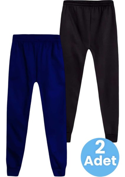 Çocuk Beli Lastikli Jogger Eşofman Altı 2'li Set