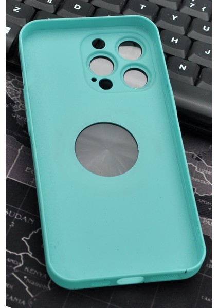 iPhone 14 Pro Uyumlu Mint Yeşil Benekli Desenli Ince Sert Kapak Kılıf Kamera Lens Korumalı indirimleri