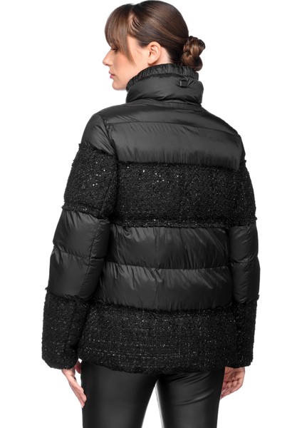 Kadın Siyah Manilva Pul Detaylı Mont W4628KTC194F0284 modelleri