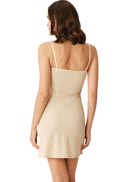 Mikropolyamid Kumaşlı Askıları Çıkabilen Straplez Kısa Elbise Altı Kombinezon fiyatları