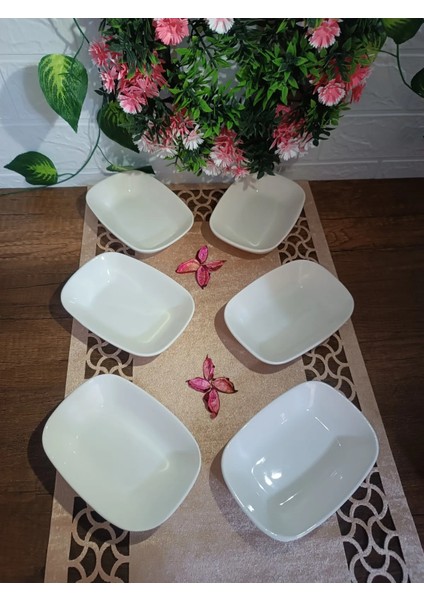 Bta Porselen 6 Parça Kahvaltı ve Çerezlik Seti