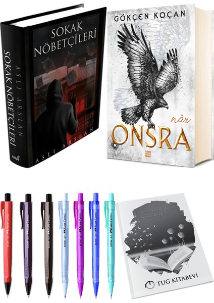Onsra Nar Ciltli ve Sokak Nöbetçileri 1 Ciltli Aslı Arslan 2'li Set + Hediyeli