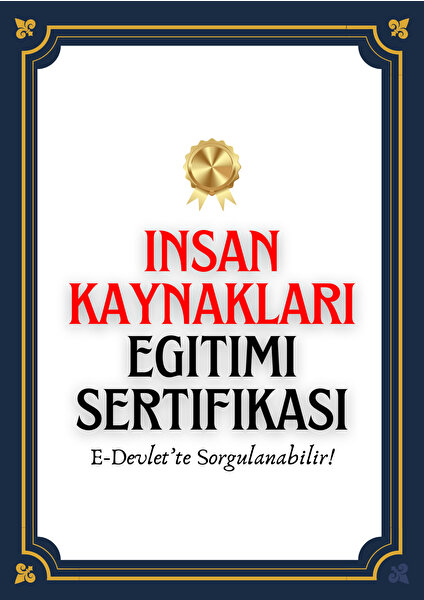 Eğitim Sepeti Online İnsan Kaynakları Eğitimi Sertifikası