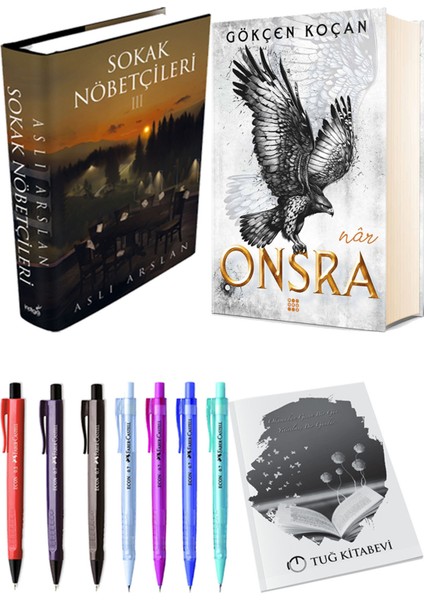 Onsra Nar Ciltli ve Sokak Nöbetçileri 3 Ciltli Aslı Arslan 2'li Set + Hediyeli