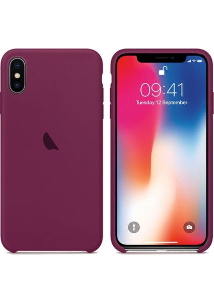 Apple iPhone x / iPhone Xs silikon Içi Kadife Lansman Kılıf
