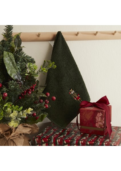 New Year Asker %100 Pamuk El Havlusu Yeşil