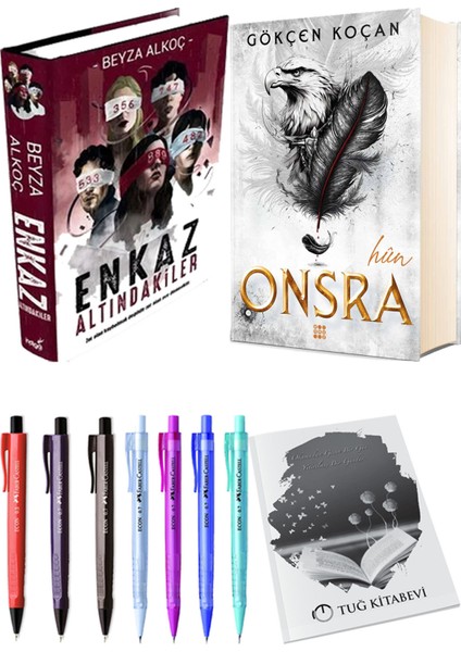 Onsra Hun Ciltli ve Enkaz Altındakiler 1 Ciltli Beyza Alkoç 2'li Set + Hediyeli