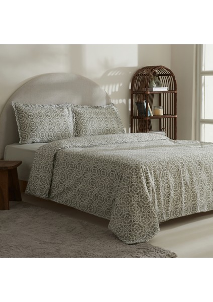 Lea Pamuk Çift Kişilik Nevresim Takımı Yeşil fiyatları