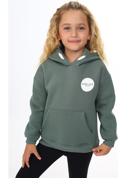 Kız Çocuk Baskılı Sweatshirt