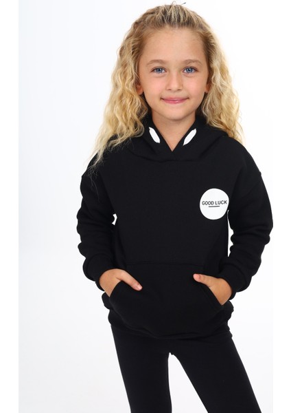 Kız Çocuk Baskılı Sweatshirt