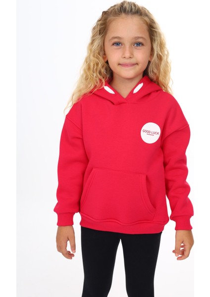 Kız Çocuk Baskılı Sweatshirt