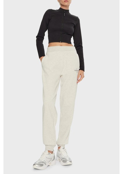 Pamuklu Relaxed Fit Yüksek Bel Lastikli Paça Jogger Pantolon J20J223590P6G Bayan Pantolon J20J223590 P6G fiyatları