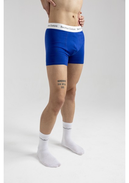 Bacchus Couture 3'lü Yumuşak ve Nefes Alabilir Pamuklu Erkek Boxer - Şık ve Rahat Iç Giyim Seti fırsatları