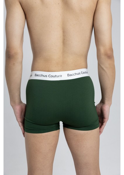 Bacchus Couture 3'lü Yumuşak ve Nefes Alabilir Pamuklu Erkek Boxer - Şık ve Rahat Iç Giyim Seti