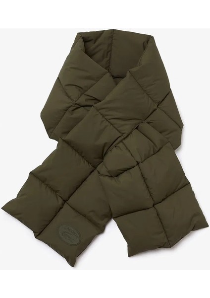 Lacoste Kadın Kapitone Haki Atkı