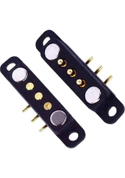3-Pin 2.54MM 90C Pogo Pin Manyetik Konnektör Takımı - Kulaklı