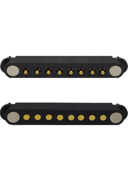 8-Pin 2.54MM Pogo Pin Manyetik Konnektör Takımı