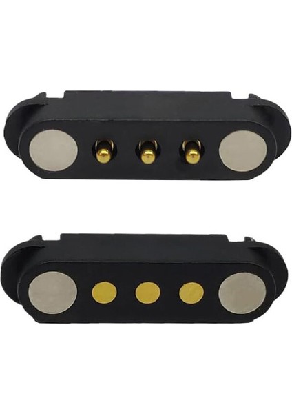 3-Pin 2.54MM Pogo Pin Manyetik Konnektör Takımı