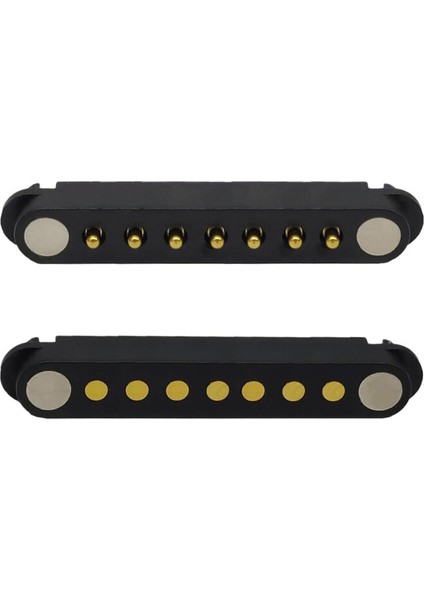 7-Pin 2.54MM Pogo Pin Manyetik Konnektör Takımı