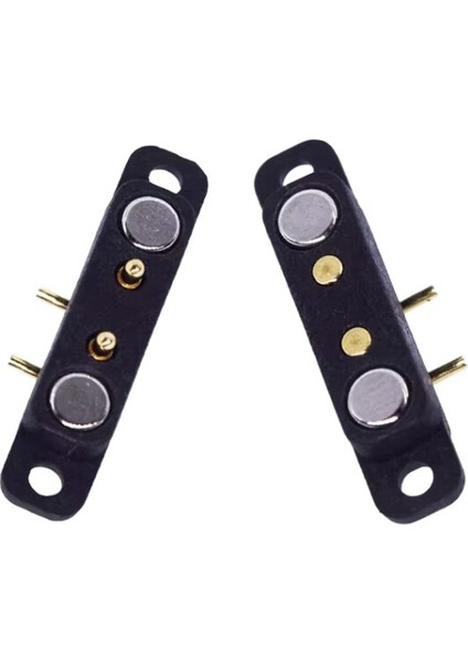 2-Pin 2.54MM 90C Pogo Pin Manyetik Konnektör Takımı - Kulaklı