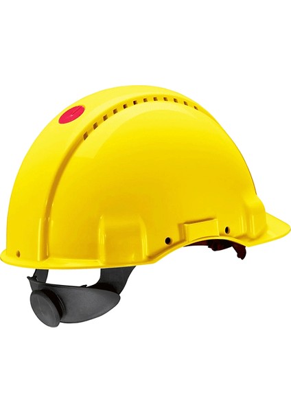 Sarı Havalandırmalı Vidalı Baret