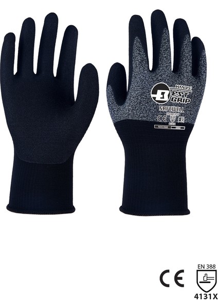 Hanvo Hanvo Kumlu Köpük Nitril Montaj Eldiveni