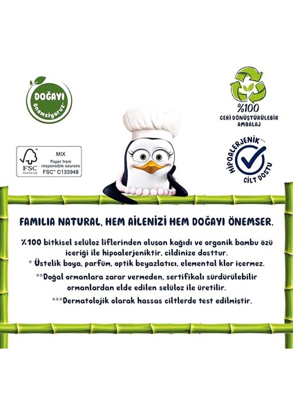 Natural Kağıt Havlu 12'li Bambu Özlü fırsatları