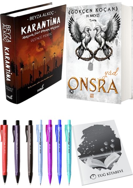 Onsra Yad Ciltli ve Karantina 3 Ciltli Beyza Alkoç 2li Set