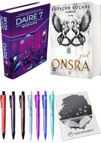 Onsra Yad Ciltli ve Daire 7 Ciltli Beyza Alkoç 2li Set