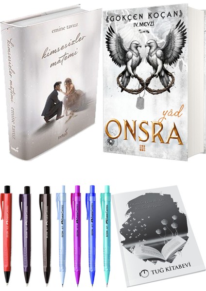Onsra Yad Ciltli ve Kimsesizler Matemi 1 Ciltli Emine Tavuz 2li Set