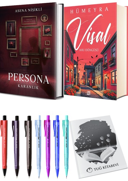 Visal Ahu Döngüsü Ciltli ve Persona Karanlık Ciltli Asena Nişikli 2li Set