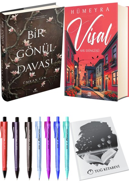 Visal Ahu Döngüsü Ciltli ve Bir Gönül Davası Ciltli Ümran Tan 2li Set