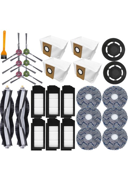 Ecovacs Deebot X1 Omnı/turbo Elektrikli Süpürge Ana Yan Fırça Paspas Bezi Hepa Filtre Toz Torbaları Toz Kabı Parçaları (Yurt Dışından)