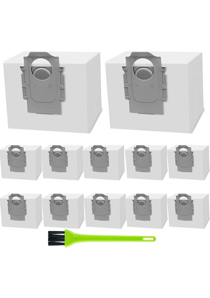 Roborock Q7 Max /q7 Max+ / Q7 Max Plus Için 12 Paket Toz Torbası, Roborock S7 Maxv Ultra/s7 Pro Ultra Elektrikli Süpürge Için (Yurt Dışından)