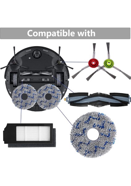 Ecovacs Deebot X1 Omni / X1 E Omni Için, Ecovacs Deebot X1 Turbo Elektrikli Süpürge Için Yedek Parçalar (Yurt Dışından)