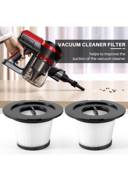 Dibea T6 C17 T1 SC4588 600W 2'si 1 Arada Dik Çubuk ve El Vakumu Için 2pc Filtre (Yurt Dışından)