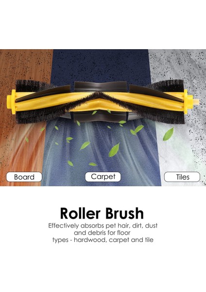 10 Adet Aksesuarları Kiti Ecovacs Deebot Ozmo 920 950 T8 Aıvı Max T9 T5 N5 N7 N8 + N8 Pro Artı Robotlu Süpürge (Yurt Dışından)