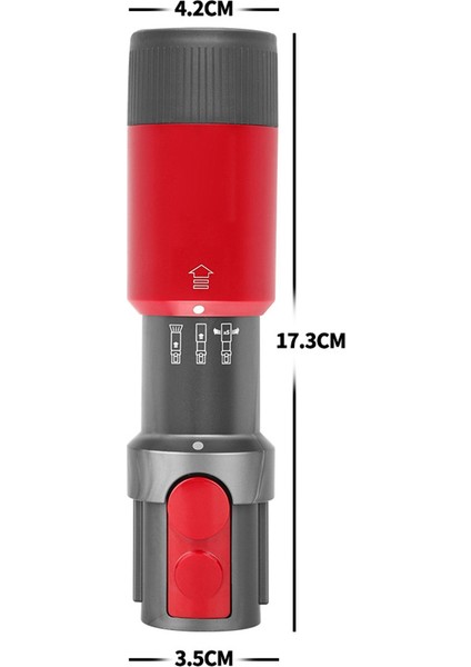 Dyson V7 V8 V10 V11 V12 V15 Elektrikli Süpürge Traceless Toz Giderme Yumuşak Fırça + 2 In1 Fırça + Uzatma Hortumu Seti (Yurt Dışından)